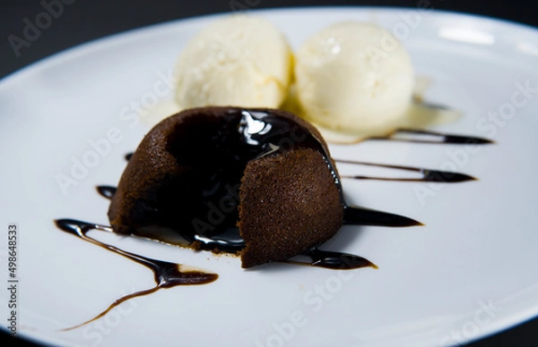 Obraz cream with chocolate