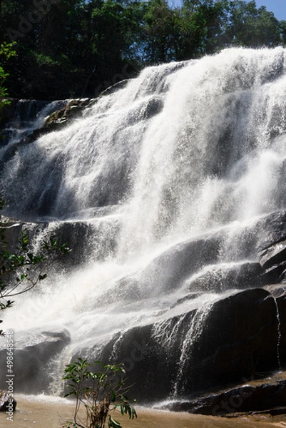 Obraz waterfall in the mountains