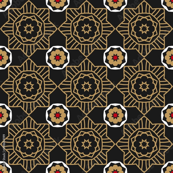Fototapeta background seamless arabic pattern