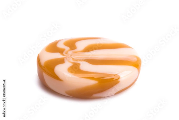 Obraz milk caramel isolated