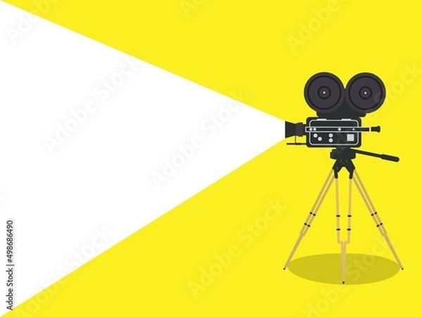 Fototapeta 
映画の背景テンプレートイラスト