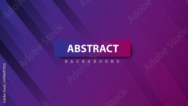 Fototapeta 3D Modern royal background purple and pink gradient color abstract background vector illustration.