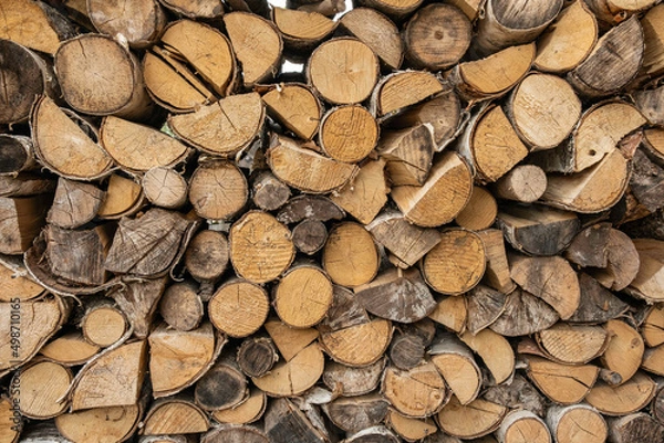 Obraz Stack of firewood