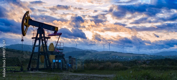 Obraz operating oil and gas