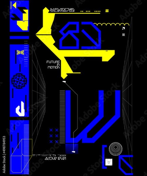 Obraz UTILITY GRAPHIC SET