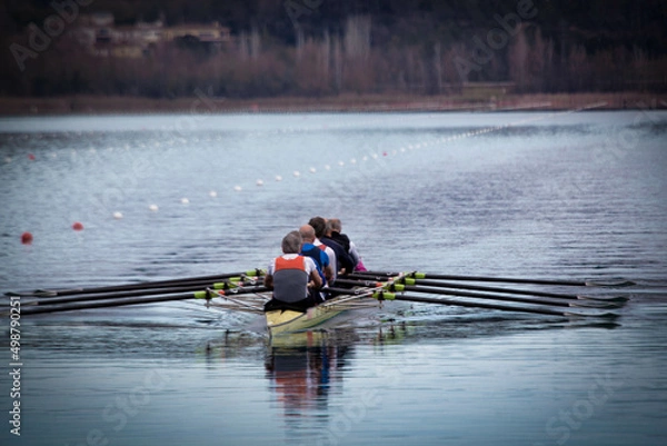 Obraz couple in canoe