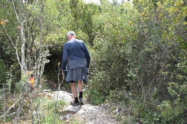 Obraz Vieil homme qui marche
