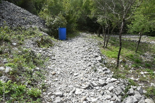 Obraz Chemin caillouteux