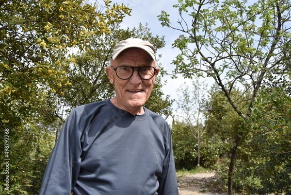 Obraz Vieil homme de face 