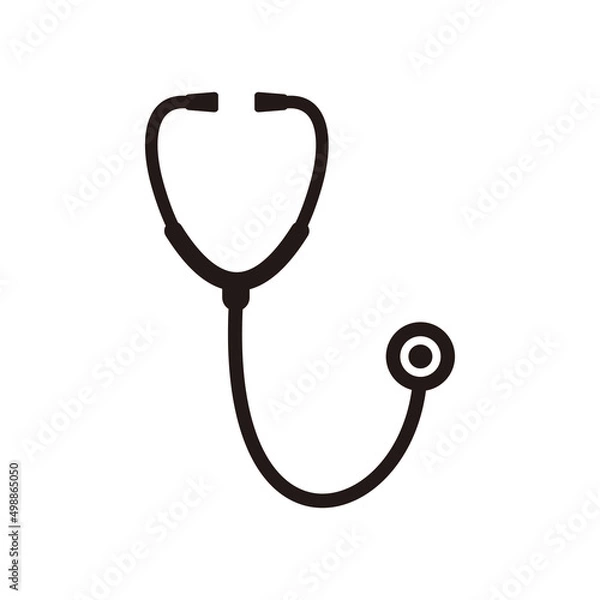 Obraz stethoscope icon vector illustration sign