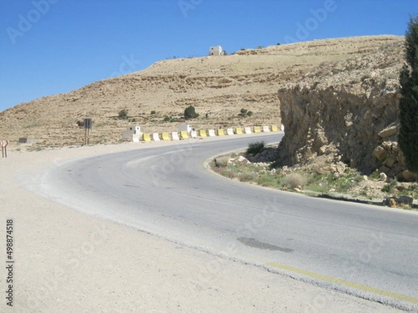 Obraz road in desert