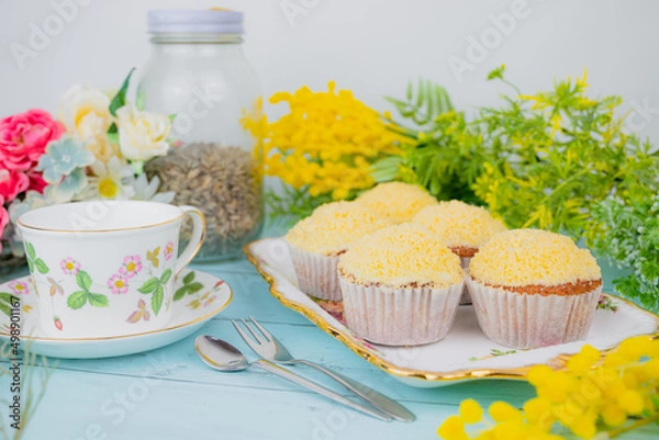 Fototapeta ミモザケーキ