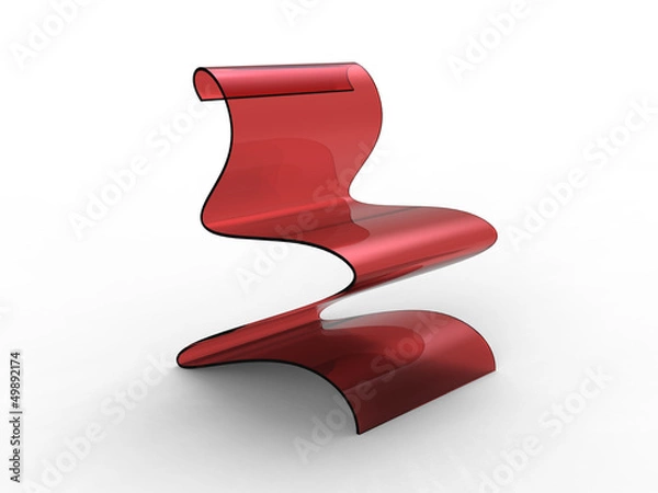Obraz Plastic Curvy Chair