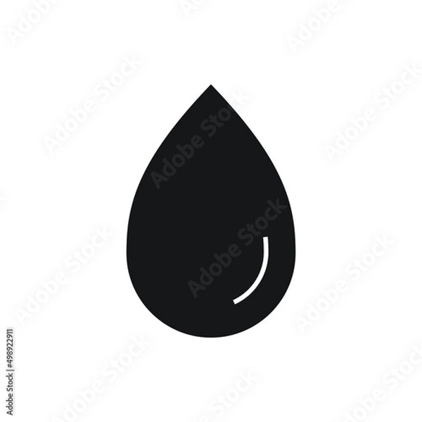 Fototapeta water icon for website, presentation