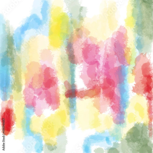 Obraz Abstract bright background, hand-painted texture. Watercolor, hand drawing.