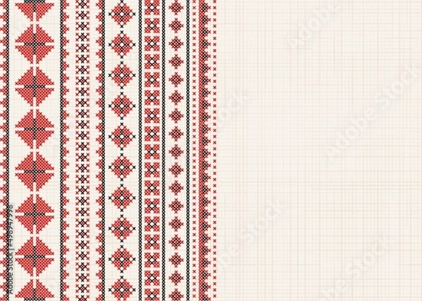 Obraz Ukrainian ornament. Sample.