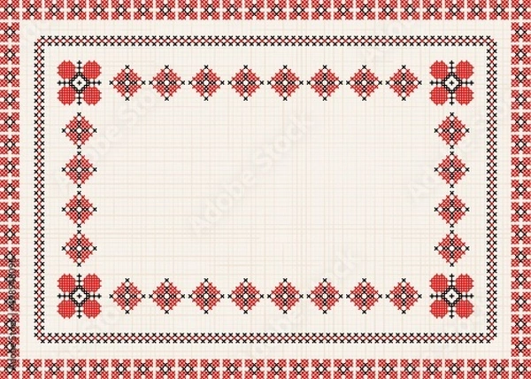 Obraz Ukrainian patterns. Sample.