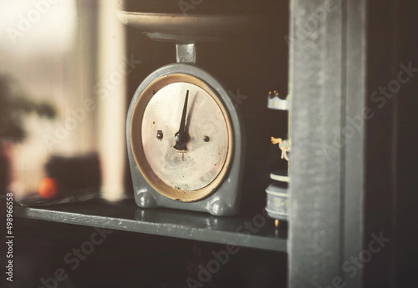 Obraz vintage kitchen scales