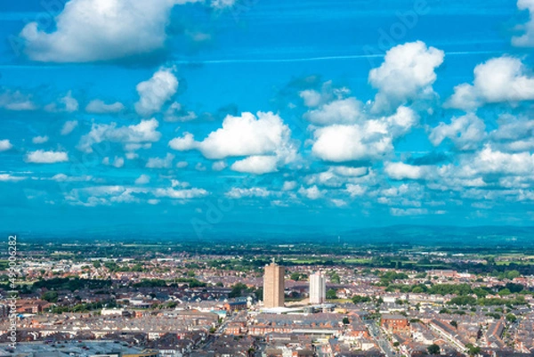 Fototapeta Blackpool Luftbild