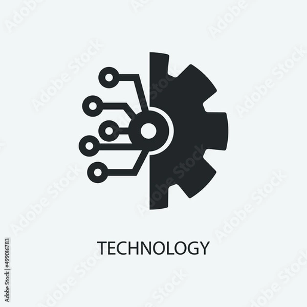 Obraz Technology vector icon illustration sign