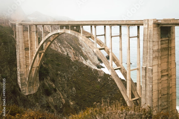 Obraz old bridge in the mountains