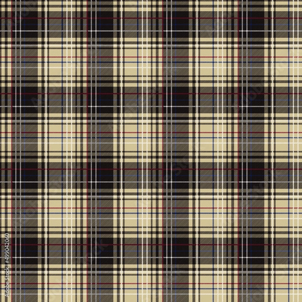 Fototapeta チェック柄ベージ系系