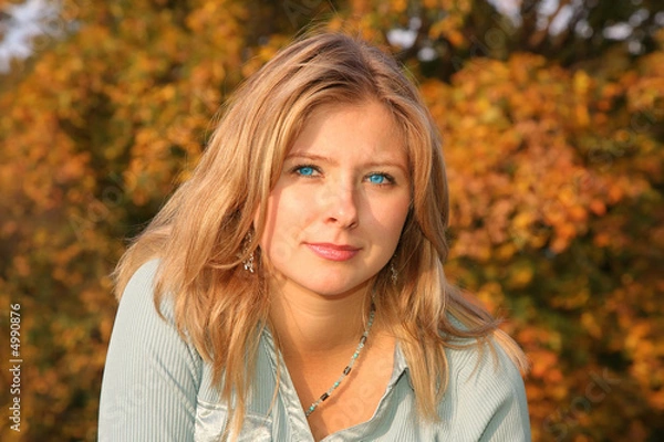 Fototapeta the blue-eyed blond