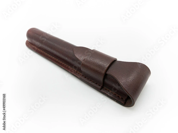 Obraz 소가죽으로 만든 펜 전용 케이스