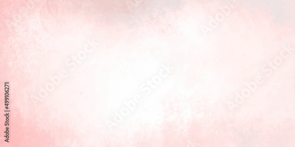 Obraz Abstract watercolor background with candy watercolor on paper abstract background. beautiful sweet cotton candy twilight sky watercolor background	
