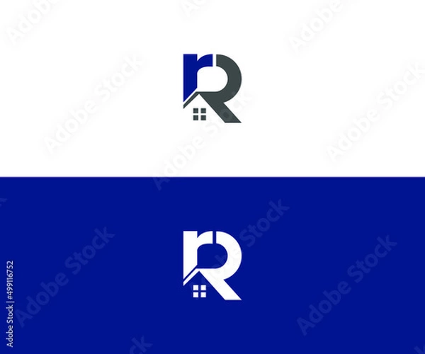 Fototapeta RR logo design