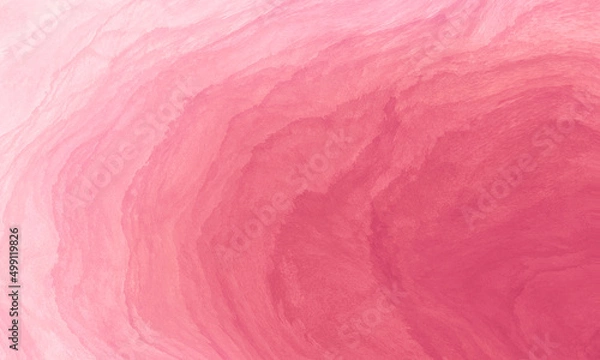 Fototapeta Abstract watercolor paint background by pastel pink color with liquid fluid texture for background, banner