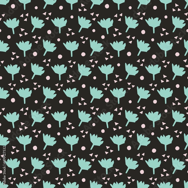 Obraz Spring summer botanical seamless pattern