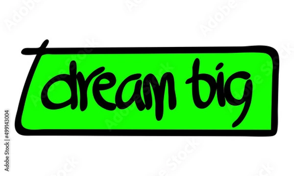 Fototapeta motivational words written by hand with basic colors black and white