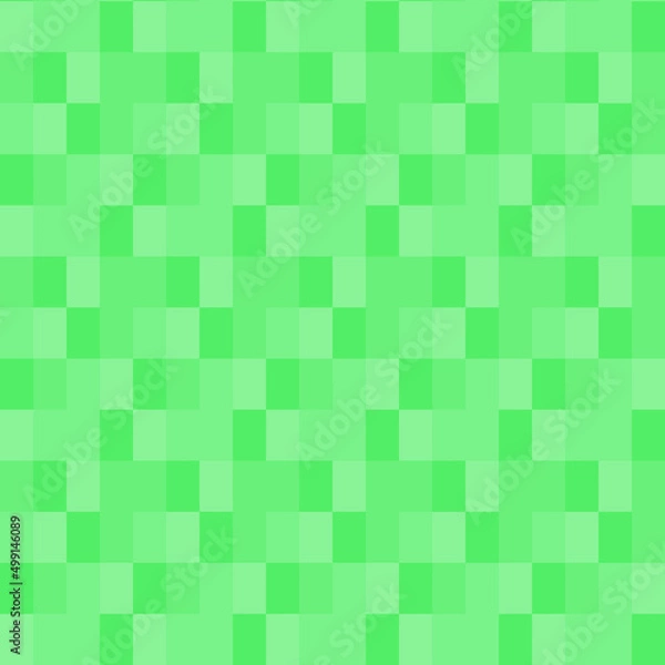 Fototapeta Grid pattern polygon green mosaic fabric template wallpaper art graphic abstract background vector illustration