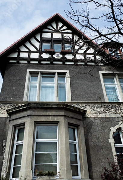 Obraz old house with window
