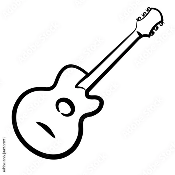 Fototapeta Abstract Guitar