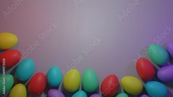 Obraz chocolate easter eggs