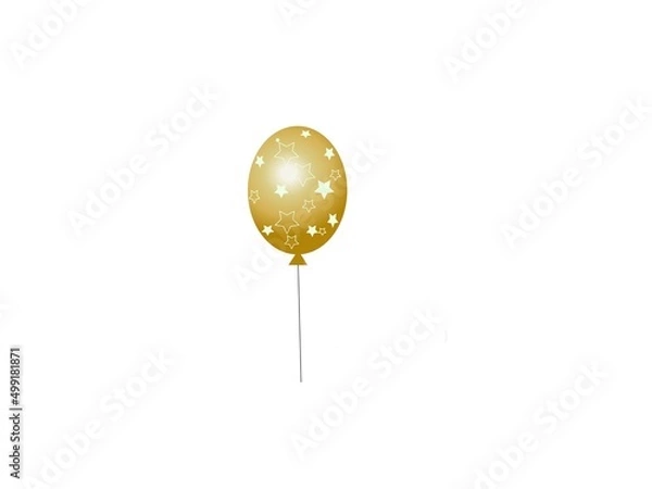 Fototapeta balloons isolated on white background
