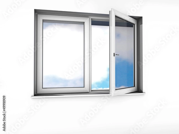 Obraz Fenster geöffnet