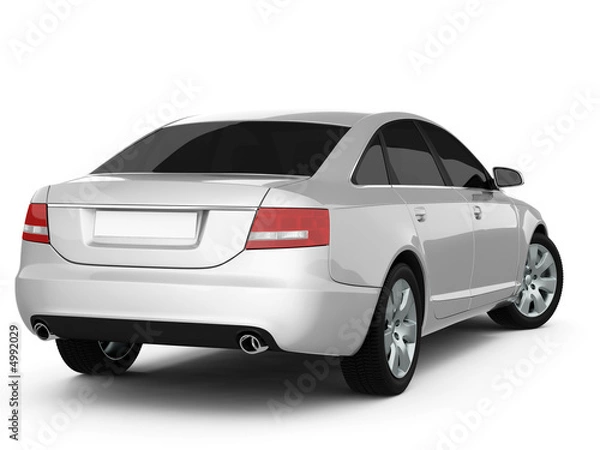 Obraz Silvery Business-Class Car