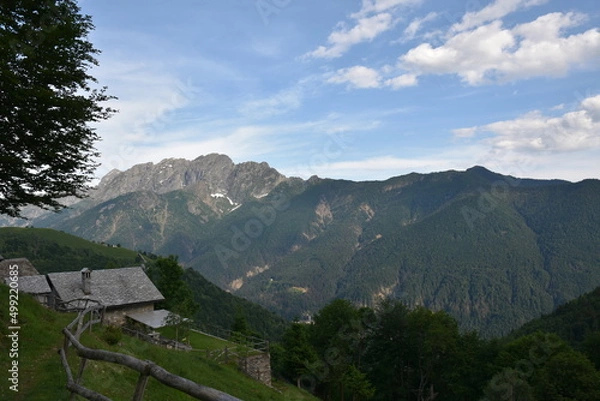 Obraz Gridone, Monte Limidario, IT
