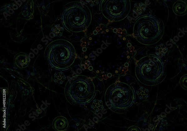 Obraz abstract background with circles