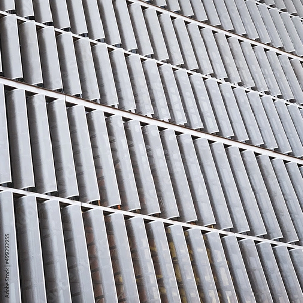 Obraz Metallic tiles on a roof