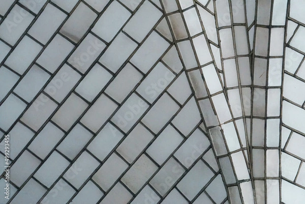 Fototapeta Subway tile detail in New York City