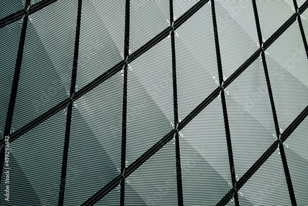 Fototapeta Metal grid background