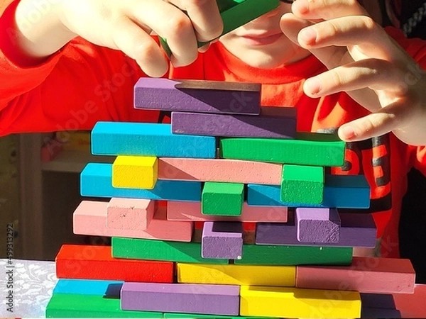 Obraz building a building