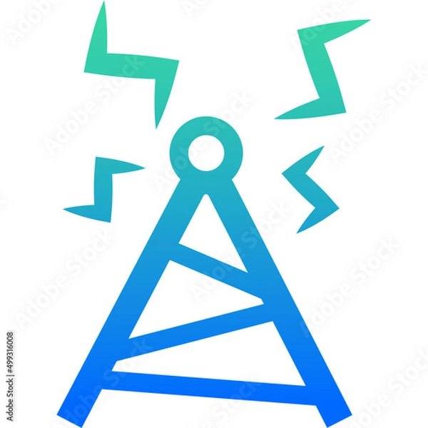 Fototapeta electricity icon