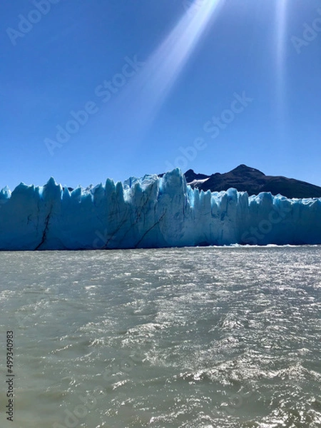 Obraz glacier in the river