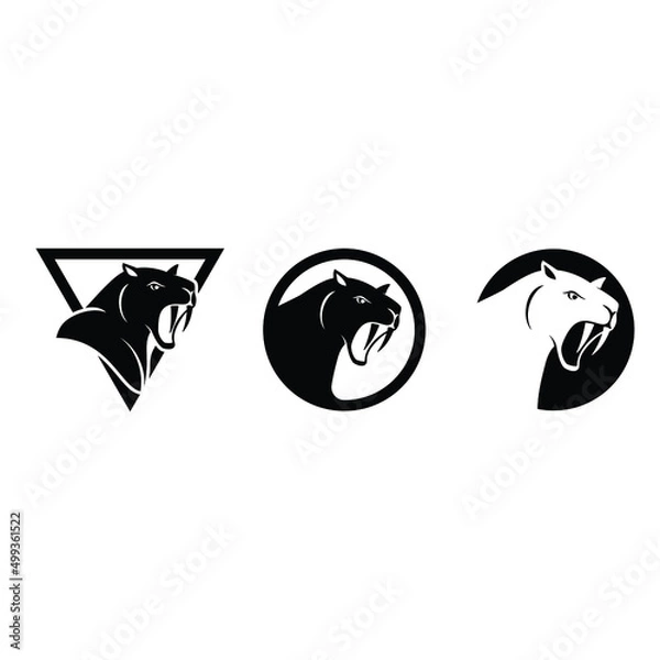 Obraz sibertooth tiger logo