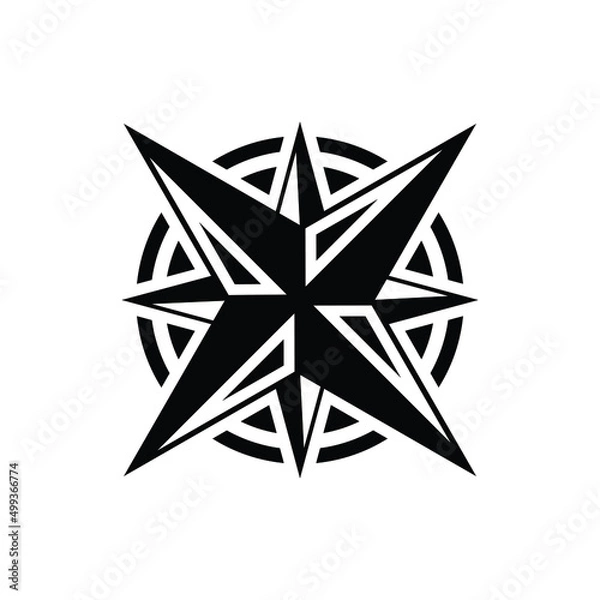 Obraz compass vector